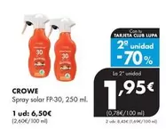 Crowe - Spray Solar FP-30