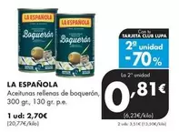 La Española - Aceitunas Rellenas De Boqueron
