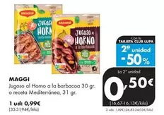 Maggi - Jugoso Al Horno A La Barbacoa O Receta Mediterránea