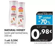 Natural Honey - Loción Piel Normal/Seca