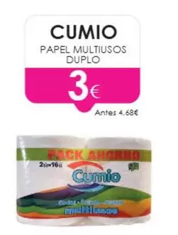 Cumio - Papel Multiusos Duplo