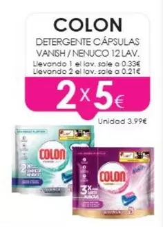 Colon - Detergente Capsulas Vanish