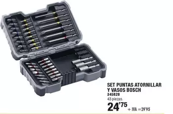 Bosch - Set Puntas Atornillar Y Vassos