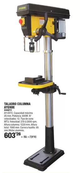 Ayerbe - Taladro Columna
