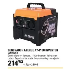 Ayerbe - Generador AY-1100 Inverter
