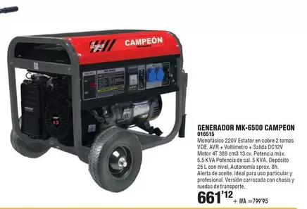 Campeón - Generador MK-6500