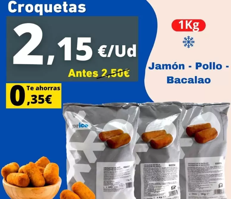 Jamón - Pollo - Bacalao