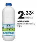 Asturiana - Leche Semidesnatada