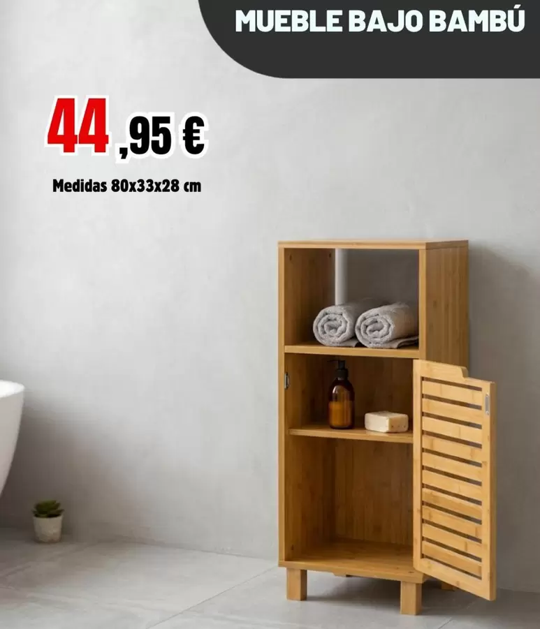 Mueble Bajo Bambu