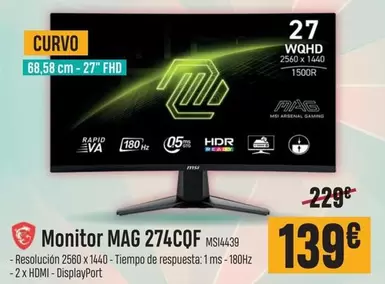 Rapid - Monitor 274CQF