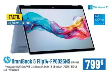 HP - Omnibook 5 Flip14-FP0025NS