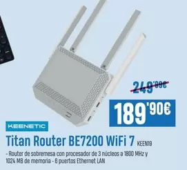 Titan -  Router Be7200 Wifi 7