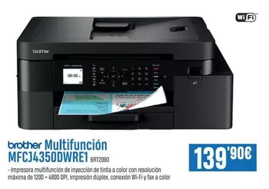 Brother - Multifuncion MFCJ4350DWRE1