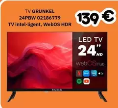 Grunkel - TV 24PBW Intelligent, WebOS HDR