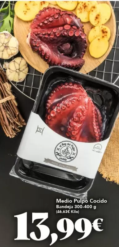 Quality - Medio Pulpo Cocido Bedo