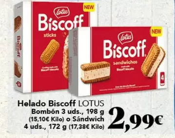 Lotus - Helado Biscoff