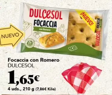 Dulcesol - Focaccia Con Romero