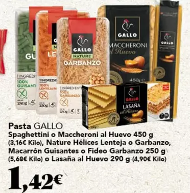 Gallo - Pasta Spaghettini O Maccheroni Al Huevo