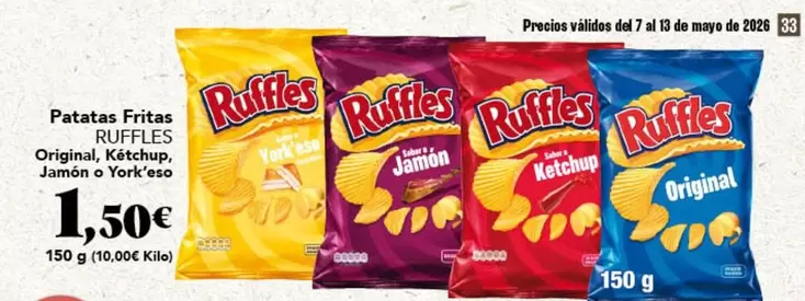Ruffles - Patatas Fritas