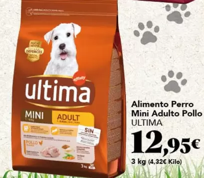 Última - Alimento Perro Mini Adulto Pollo