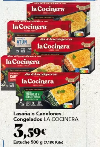 La Cocinera - Lasaña O Canelones Congelados