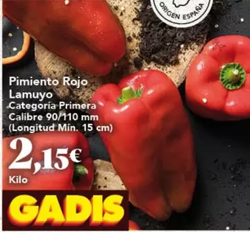 origen - Pimiento Rojo