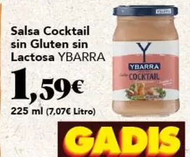 Ybarra - Salsa Cocktail Sin Gluten Sin Lactosa