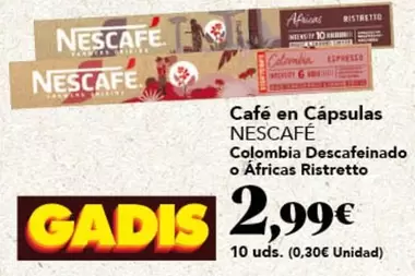 Nescafé - Cafe En Capsulas