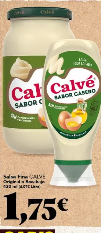 Calvé - Salsa Fina Original Bacalao