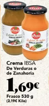 Ibsa - Crema De Verduras O De Zanahoria