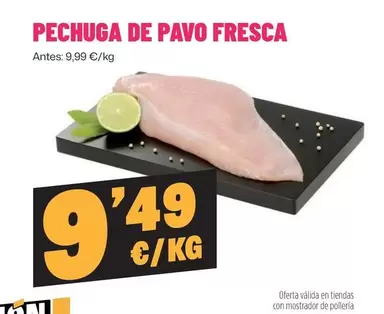 Pechuga De Pavo Fresca
