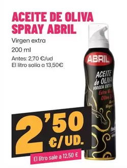 Abril - Aceite De Oliva Spray