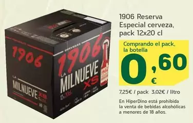 1906 - Reserva Especial Cerveza