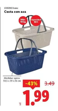Livarno Home - Cesta Con Asa