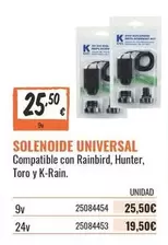 Solenoide Universal Compatible Con Rainbird