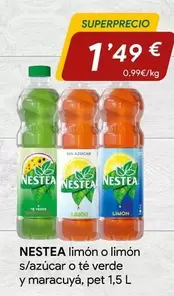 Nestea - Limón O Limón S/açúcar O Te Verde Y Maracuya