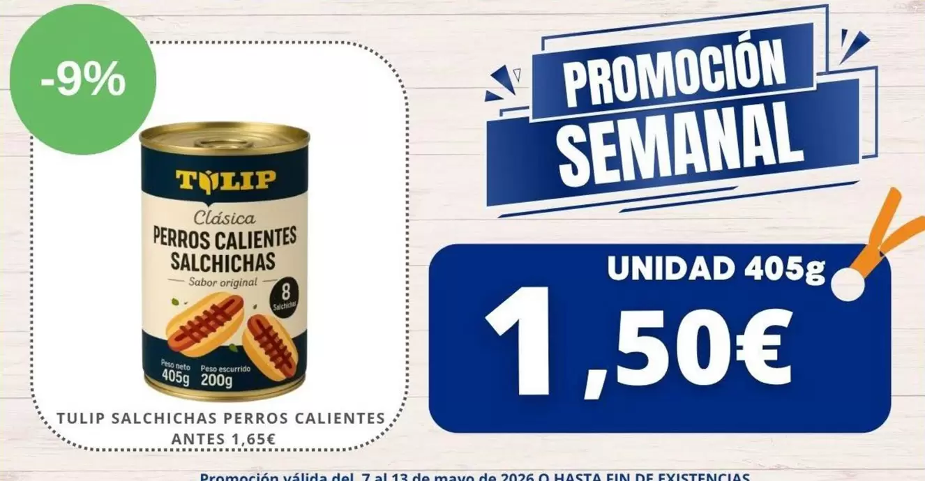 Tulip Salchichas Perros Calientes