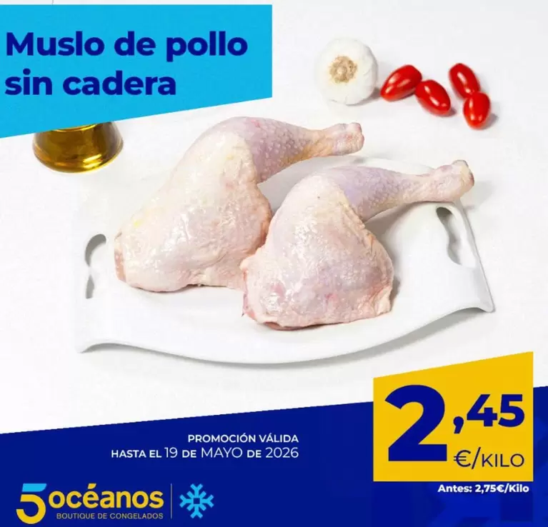 Muslo De Pollo Sin Cadera