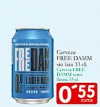 Free Damm - Cerveza Sin Lata