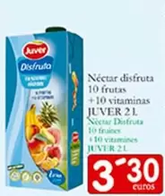 Juver - Néctar Disfruta 10 Frutas +10 Vitaminas