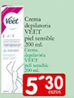 Veet - Crema Depilatoria Piel Sensibile