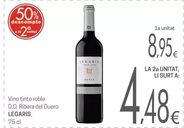Legaris - Vino Tinto Roble D. O. Ribera Del Duero