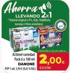 Danone - Actimel Variedad