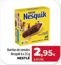 Nestlé - Nesquik Barritas De Cereales