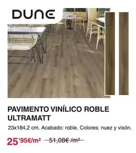 Dune - Pavimento Vinílico Roble Ultramatt