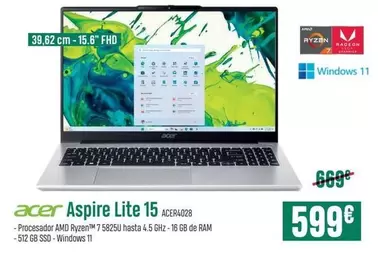 Acer - Aspire Lite 15