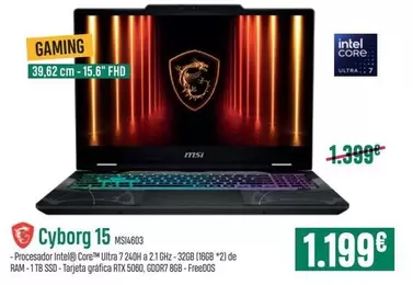 gaming - Cyborg 15