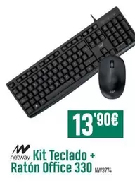 Netway - Kit Teclado + Raton Office 330 Nw3774