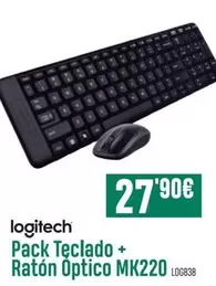 Logitech - Pack Teclado + Ratón Optico MK220