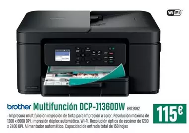 Brother - Multifuncion Dcp-j1360dw